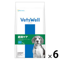 ベッツウェル 犬用食事療法食 肥満ケア 1kg 1セット（1袋×6）マルカン ドッグフード