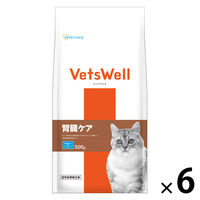 ベッツウェル 猫用食事療法食 腎臓ケア 500g 1セット（1袋×6）マルカン キャットフード