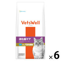ベッツウェル 猫用食事療法食 消化器ケア 可溶性繊維 500g 1セット（1袋×6）マルカン キャットフード