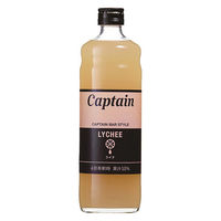 シロップ 割り材 業務用 キャプテン ライチ 瓶 600ml 1本 かき氷 カキ氷