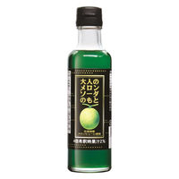 シロップ 割り材 大人のメロンソーダのもと 瓶 200ml 1本