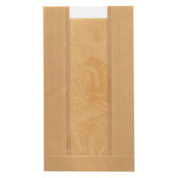 NF窓付耐油ガゼットパック 中 未晒無地 1袋（100枚入）