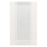 NF窓付耐油ガゼットパック 小 白無地 1袋（100枚入）