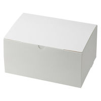 スリムエコケーキ箱 15×21 6～7個用 ホワイト 1袋（50枚入）