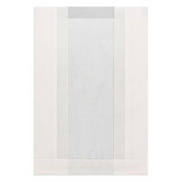 NF窓付耐油ガゼットパック 大 白無地 1箱（2000枚：100枚入×20袋）