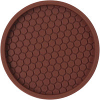 光 エッジ付吸盤防振ゴム バラ 茶 B-KQEG