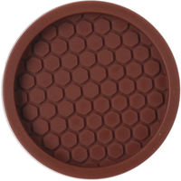 光 エッジ付吸盤防振ゴム バラ 茶51mm B-KQEG-53 1個（直送品）