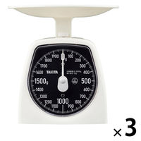 アナログクッキングスケール 2kg はかり KA-442-WH 1セット（1個×3） タニタ
