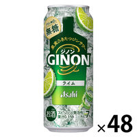 チューハイ ジンサワー アサヒ GINON (ジノン) ライム 缶 500ml 2ケース(48本)