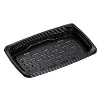 中央化学 軽食容器 CT デリトップ 20-13 BK 身 00707588 1ケース(1000個(50個×20))（直送品）