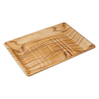 中央化学 発泡トレー 美栄え桶 33-23 木理BR 00770277 1袋(25個)（直送品）