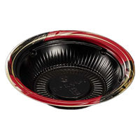 中央化学 どんぶり容器 CTいぶき丼 M17 めぐりR-BK身 00643132 1ケース(600個(50個×12))（直送品）