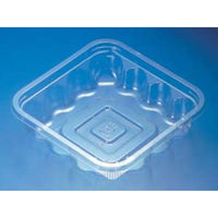 リスパック 透明カップ バイオ 125角230 BS 水切り PABJ208 1ケース(1500個(100個×15))（直送品）