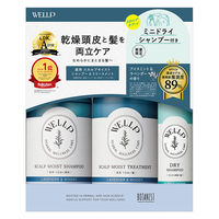 【アウトレット】数量限定　WELLP（ウェルプ） 薬用スカルプケアシャンプー＆トリートメント［モイスト］ 370ml I-ne