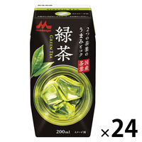 森永乳業 森永 緑茶 200ml 1箱（24本入）