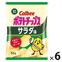 ポテトチップス 食べきりサイズ ポテトチップス サラダ味 53g  1セット（1個×6）