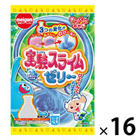 子ども向けお菓子 駄菓子 玩具菓子 実験スライムゼリー 1セット（1個×16）