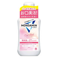 マウスウォッシュ 洗口液 口臭 モンダミン マイルドミント 600mL 1本 微刺激タイプ ノンアルコール アース製薬