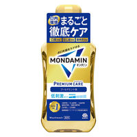 マウスウォッシュ 洗口液 口臭 モンダミン プレミアムケア ゴールドミント 600mL 1本 低刺激タイプ 口臭対策 アース製薬