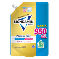 マウスウォッシュ 洗口液 口臭 モンダミン プレミアムケア ホワイトミント つめかえ 950mL 微刺激タイプ ノンアルコール アース製薬