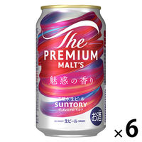 (数量限定)ビール ザ・プレミアム・モルツ魅惑の香り 缶 350ml 6本