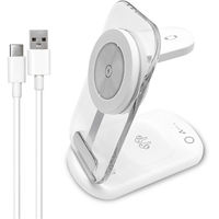 エアージェイ 3in1 ワイヤレス充電ステーション AWJ-3MG2 WH 1台（直送品）