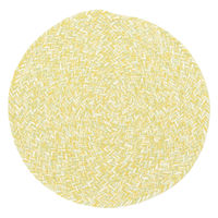 ラウンドランチョンマット イエロー studio CLIP