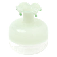 フラワーベース　カラーガラスベース ライトグリーン studio CLIP