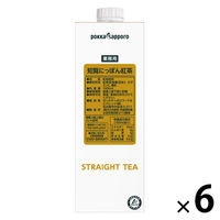 ポッカサッポロフード＆ビバレッジ 業務用 知覧にっぽん紅茶 1L 1箱（6本入）