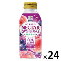伊藤園 不二家 ネクタースパークリング白桃&巨峰 380ml 1箱（24缶入）