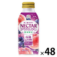 伊藤園 不二家 ネクタースパークリング白桃&巨峰 380ml 1セット（48缶）