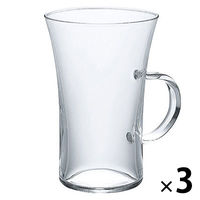 耐熱ホットグラス すき 280ｍL 1セット（1個×3） 電子レンジ可 食洗機可 HGT-2T HARIO（ハリオ）