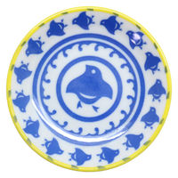 美濃陶苑 陶磁器 和文様千鳥玉渕33皿 19-14-1 1セット(5個入)（直送品）