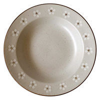 美濃陶苑 陶磁器 小梅リム型9吋クープ 19-71-5 1セット(5個入)（直送品）