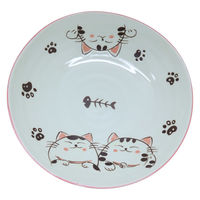 美濃陶苑 陶磁器 三角70深皿ミケピンク 22-15-3 1セット(5個入)（直送品）