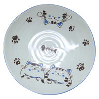 美濃陶苑 陶磁器 三角70深皿ミケブルー 22-14-3 1セット(5個入)（直送品）