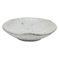 美濃陶苑 陶磁器 渕サビうのふ変形三角鉢