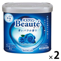 バスクリン ボーテ 青いバラの香り 360g 1セット（1個×2） 湯の色 シルキーブルー（にごりタイプ）