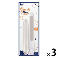 クレアートリー　キャップ付ツメヤスリ 貝印 3個