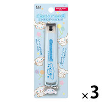 シナモロール　ニュースタンダードツメキリＭ 貝印 3個