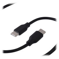 ライズクリエイション 【結束バンド付き】USBケーブル TypeーC to C ブラック 3.0m R0496-BLACK-300 1本