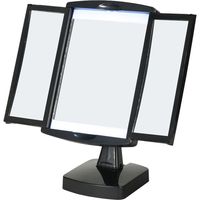 永井興産 キレイミラー 幅240×奥行100×高さ235mm ブラック NK-2710BK 1個