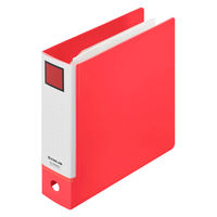 キングジム ミニリングファイル レッド 3穴バインダー MN637ーR 1冊