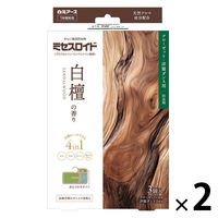 ミセスロイドクローゼット・洋服ダンス用 1年防虫 白檀の香り 1セット（1箱（3個入）×2） 白元アース