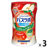 HERSバスラボ ボトル りんごの香り 540g 1セット（1本×3） 湯の色 ピュアレッド(透明湯タイプ) 白元アース