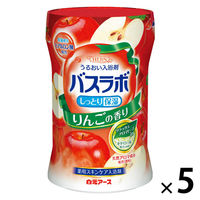 HERSバスラボ ボトル りんごの香り 540g 1セット（1本×5） 湯の色 ピュアレッド(透明湯タイプ) 白元アース