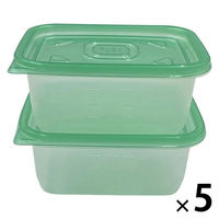 【アウトレット】食品保存容器 Mサイズ 750mL 電子レンジ可（2個入×5セット）Kフレッシュストッカー K'sインターナショナルマネジメント