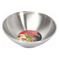 パール金属 韓味家 ダブルステンレス製 冷麺 どんぶり 20cm 477231 1個（直送品）