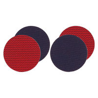 ダルトン コースター S/2 COASTER ROUND 2枚入 レッド×ブルー 478021 1個（直送品）