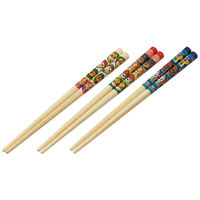 スケーター 箸 竹箸 16.5cm パウパト25 3膳入 478046 1個（直送品）